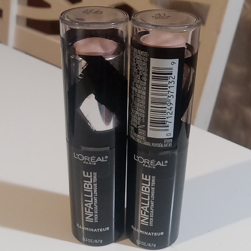 Slay In Rose (2pk) Loreal #41 Highlighter Shaping Stick. NWT